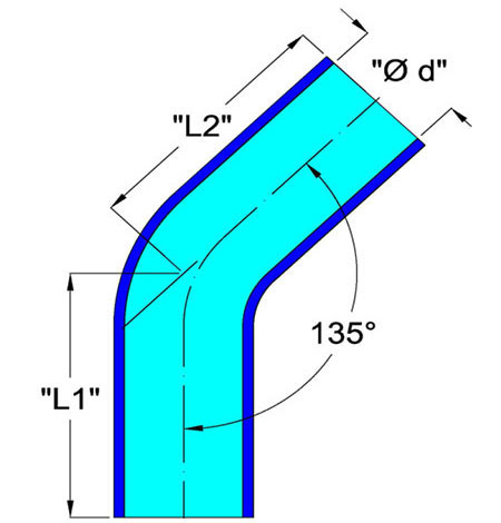 Bogen 45 Grad